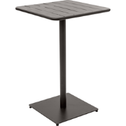 HESPERIDE HIXA - Bartafel - Statafel - Tuintafel - 65x65x100cm - Zwart...