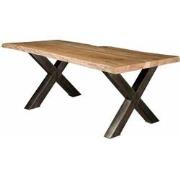 Tower living Xabia Tree-trunk dining table 200x100 - top 4