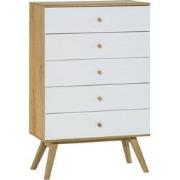 Commode met 5 laden L75 cm - NATURE
