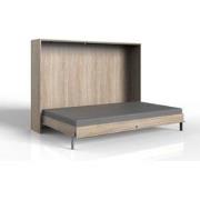 Opklapbaar bed horizontaal 140x200 - L212 cm
