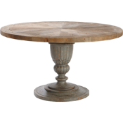 Bijzettafel van oud dennenhout L140 cm - MAGISTRAL