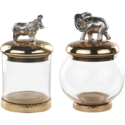 Beliani LAKI - Bewaarbak-Goud-Aluminium, Glas
