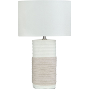Beliani NAVIA - Tafellamp-Beige-Porselein