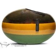 Villa Pottery  Andes vaas Goud Geel Groen - 42x12x31