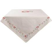 Clayre & Eef Tafelkleed  150x250 cm Beige Katoen Rechthoek Rozen Tafel...