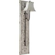 Clayre & Eef Wandlamp  30x43x148 cm  Wit Hout Ijzer Muurlamp