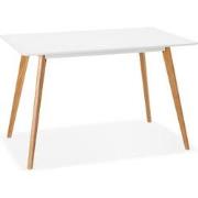 Kleine designtafel MARIUS wit