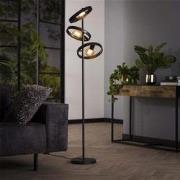 Industriële Vloerlamp Otan Metaal 3-lichts