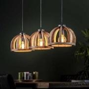Hanglamp Mangohout Madri 3-lichts