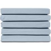 Ten Cate Katoensatijnen Hoeslaken - 140x200 - Licht Blauw