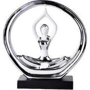 Decopatent - Yoga Beeld Vrouw - Sculptuur Yoga dame - Woman Woondecora...