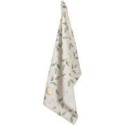 Clayre & Eef Theedoek 50x70 cm Beige Geel Katoen Citroen