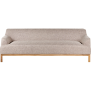 Beliani SOSJO - Driezitsbank-Bruin-Polyester