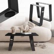Set van 2 tafellopers Banklopers 80GRAD helling 40x43 cm Industrieel 8...