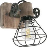 Anne Lighting - spot - Guersey - groen - hout metaal - opbouwspot - E2...