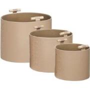 Beliani ARAM - Mand-Beige-Kunstleer