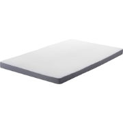 Beliani PICCOLO - Matras-Grijs-PU-schuim