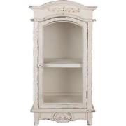Clayre & Eef Wandkast  45x30x88 cm Wit Houtproduct