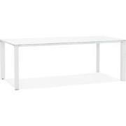 Design vergader/eettafel XLINE wit