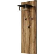 Meubella Kapstok Linford - Donker eiken - 50 cm