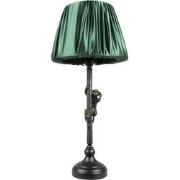 Clayre & Eef Tafellamp  Ø 25x55 cm  Bruin Groen Kunststof Aap Bureaula...
