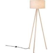 Moderne vloerlamp Wit - 76/76/148cm - staande lamp met lampenkap - ges...