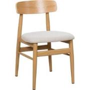 Eetkamerstoel Liza Naturel - Giga Meubel - Set van 2