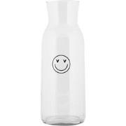 Clayre & Eef Karaf 1000 ml Transparant Glas Smile
