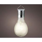 Solar bulb d8h14cm transparant Lumineo Solar Hanging Lights