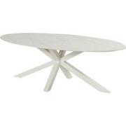 Xander Oval alu ceramic table 220x120 cm
