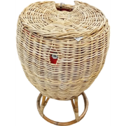 Regenton Rotan Inclusief Standaard (130L) D65H90Cm Grijs