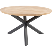 Taste 4SO Prado Diningtafel Teak Antracite Ø 130 cm