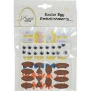 Sticker foam l14b12cm multi 48st Decoris
