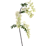 Sweet pea spray Mick cream 92 cm kunstbloem