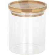 Clayre & Eef Voorraadpot  Ø 8x10 cm Glas Rond Voorraadbus