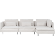 Beliani EGERIS - Modulaire Sofa-Beige-Polyester