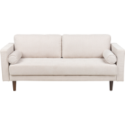 Beliani NURMO - Driezitsbank-Beige-Polyester