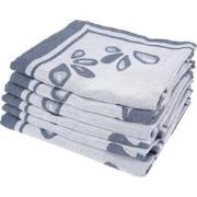Twentse Damast Theedoekenset - 6 stuks - Boy Girl Blauw