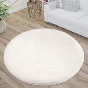Paradise Fluffy Soft - Vloerkleed Hoogpolig - Effen Tapijt - Wit- 160 ...