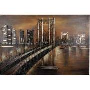 Clayre & Eef 3D Schilderijen metaal  120x80 cm Goudkleurig Bruin Ijzer...