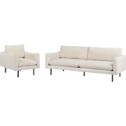 Beliani VINTERBRO - Zitgroep-Beige-Polyester