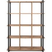 Industriële Boekenkast 12 vakken H145 cm - DENVER