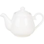 Clayre & Eef Theepot 800 ml Wit Keramiek