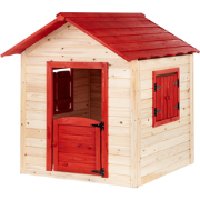 Beliani PELOPIO - Tuin speelhuisje-Lichte houtkleur-Dennenhout