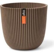 Pot bol Groove 13x12 warm taupe bloempot