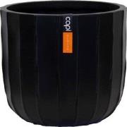 Pot bol Craft 9x8 zwart bloempot