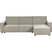 Beliani ROMEDAL II - Hoekbank-Beige-Polyester