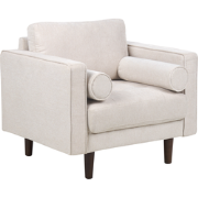 Beliani NURMO - Fauteuil-Beige-Polyester