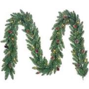 Black Box Kerstkrans Creston - 270x25x25 cm - Pvc - Groen