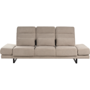 Beliani IKAST - Driezitsbank-Beige-Polyester